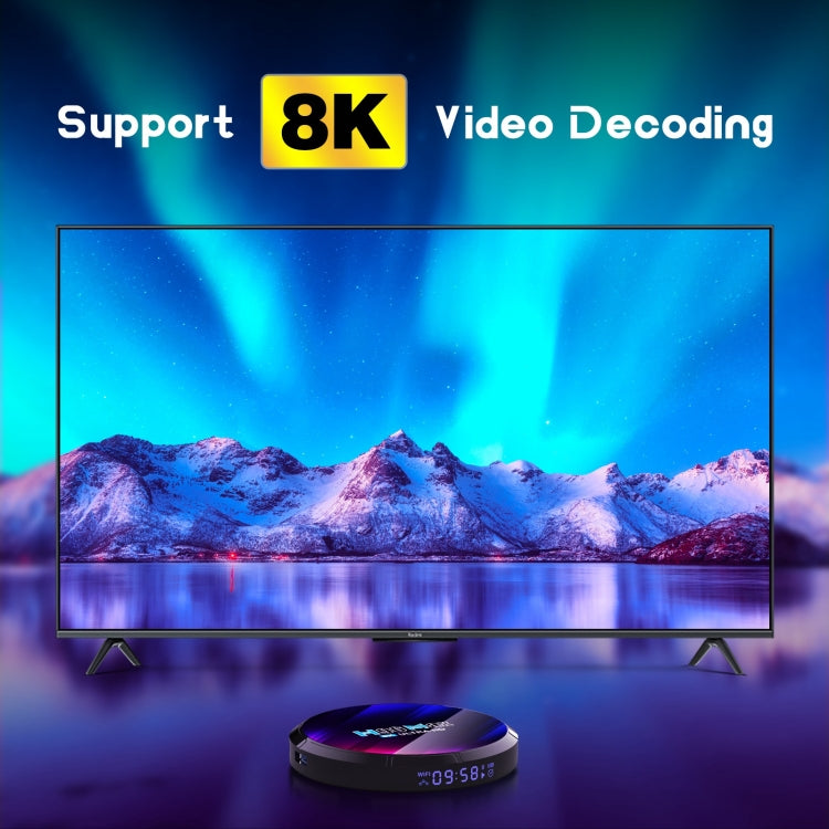 H96 Max 8K Ultra HD Smart TV Box Android 13.0 Media Player with Remote Control, RK3528 Quad-Core, 2GB+16GB(US Plug) - RK3318 by PMC Jewellery | Online Shopping South Africa | PMC Jewellery | Buy Now Pay Later Mobicred