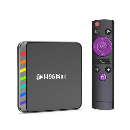 H96 Max W2 4K Ultra HD Android 11.0 Smart TV Box with Remote Control, Amlogic S905W2 Quad-Core, 4GB+32GB(AU Plug) - Amlogic S905 by PMC Jewellery | Online Shopping South Africa | PMC Jewellery | Buy Now Pay Later Mobicred