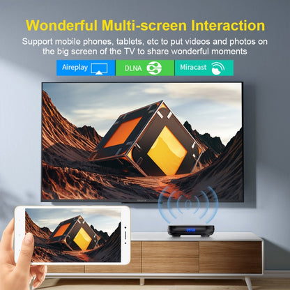 HK1 RBOX-H8S 4K Ultra HD Android 12.0 Smart TV Box with Remote Control, Allwinner H618 Quad-Core, 4GB+64GB(AU Plug) - Others by PMC Jewellery | Online Shopping South Africa | PMC Jewellery | Buy Now Pay Later Mobicred