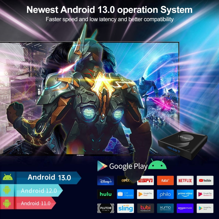 X88 Pro 13 Android 13.0 Smart TV Box with Remote Control, RK3528 Quad-Core, 2GB+16GB (US Plug) - Others by PMC TechLife | Online Shopping South Africa | PMC TechLife | Buy Now Pay Later Mobicred