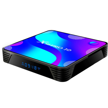 X88 Pro 10 4K Ultra HD Android TV Box with Remote Controller, Android 10.0, RK3318 Quad-Core 64bit Cortex-A53, 2GB+16GB, Support Bluetooth / Dual-Band WiFi / TF Card / USB / AV / Ethernet(UK Plug) - RK3318 by PMC Jewellery | Online Shopping South Africa | PMC Jewellery | Buy Now Pay Later Mobicred