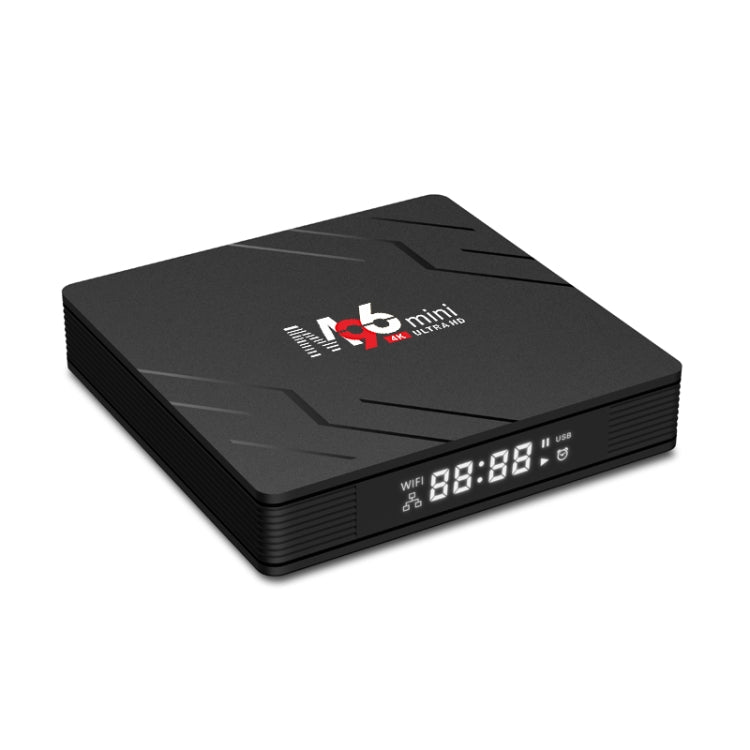 M96mini 4K Smart TV BOX Android 9.0 Media Player with Remote Control, Quad-core RK3228A, RAM: 2GB, ROM: 16GB, Dual Band WiFi, EU Plug - RK3228A by PMC Jewellery | Online Shopping South Africa | PMC Jewellery | Buy Now Pay Later Mobicred