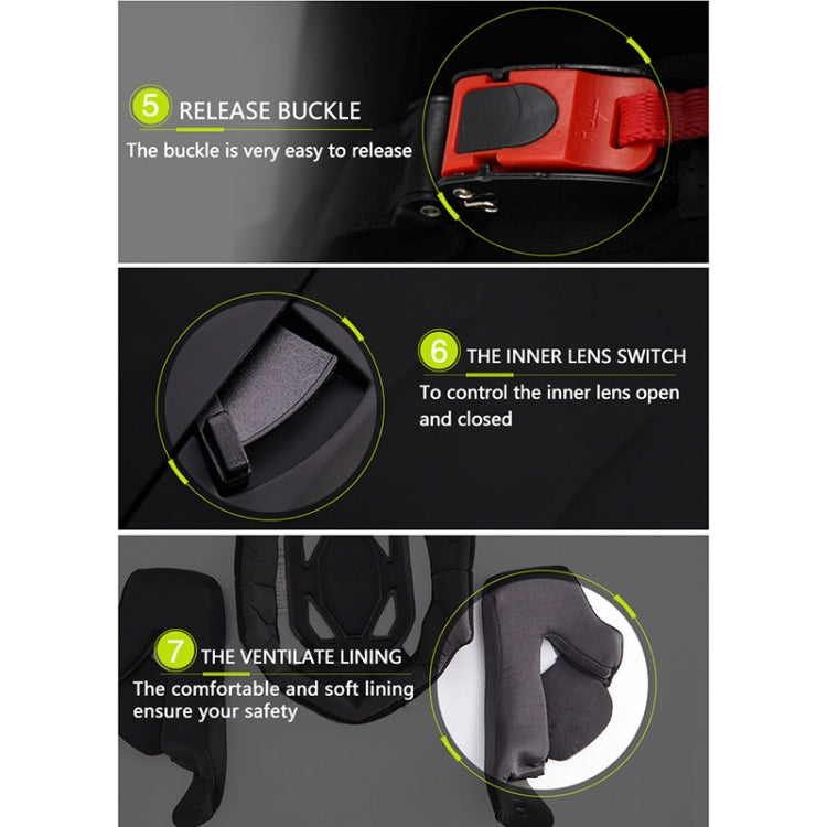 Soman 955 Skyeye Motorcycle Full / Open Face Bluetooth Helmet Headset Full Face, Supports Answer / Hang Up Calls(Matte Black) - Helmets by SOMAN | Online Shopping South Africa | PMC Jewellery | Buy Now Pay Later Mobicred