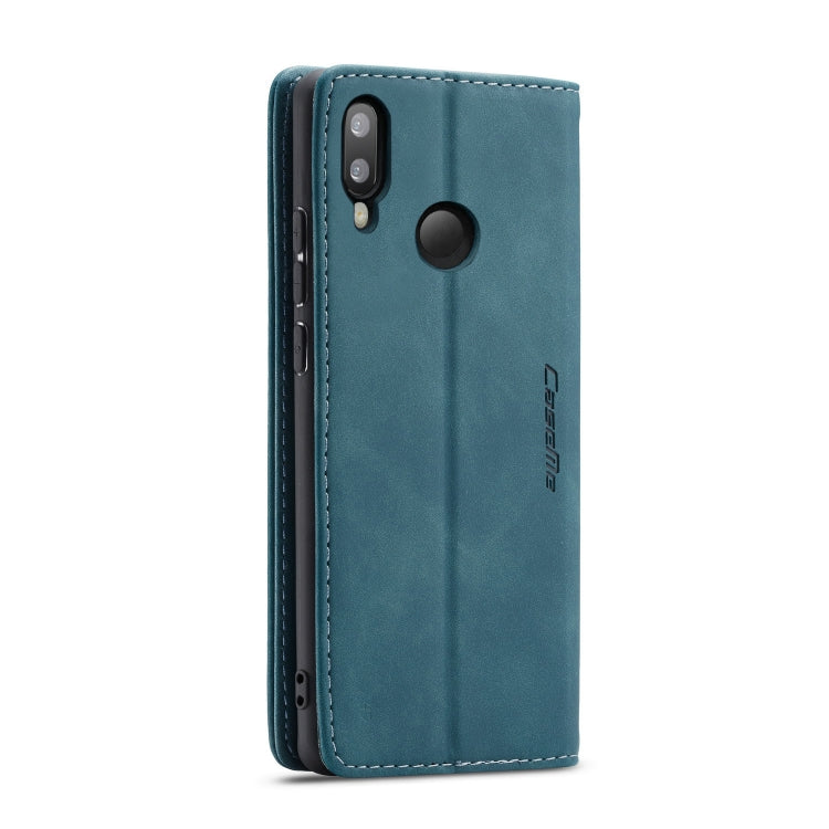 CaseMe-013 Multifunctional Horizontal Flip Leather Case with Card Slot & Holder for Galaxy M20(Blue) - Galaxy Phone Cases by CaseMe | Online Shopping South Africa | PMC Jewellery | Buy Now Pay Later Mobicred