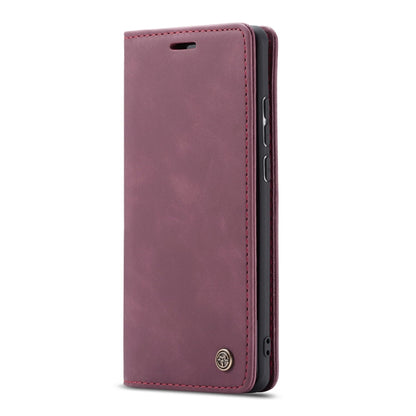 CaseMe-013 Multi-functional Retro Frosted Horizontal Flip Leather Case with Card Slot & Holder & Wallet For Xiaomi Mi 9(Wine Red) - Xiaomi Cases by CaseMe | Online Shopping South Africa | PMC Jewellery | Buy Now Pay Later Mobicred