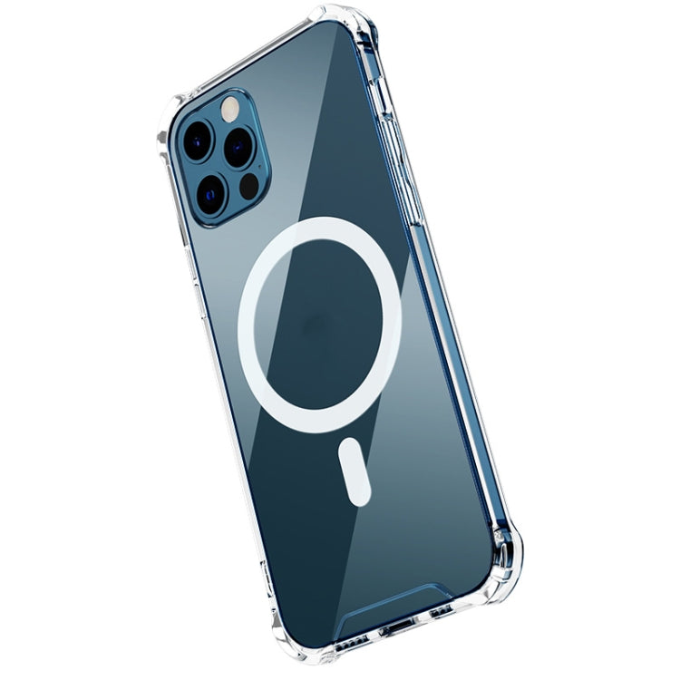 For iPhone 11 Magsafe Case Clear Four-corner Airbag Shockproof Case with Magnetic (Transparent) - free shipping - PMC TechLife - Order now!