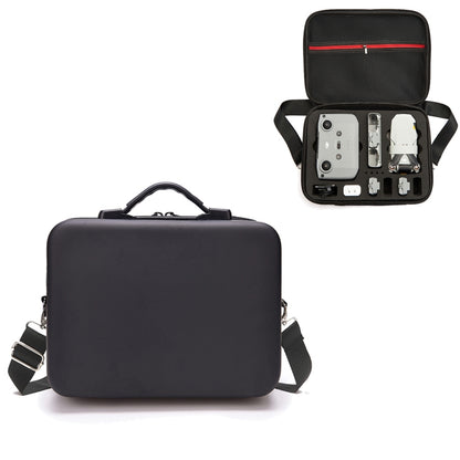 LS4456 Portable Drone PU Shoulder Storage Bag Handbag for DJI Mavic Mini 2(Black + Black Liner) -  by PMC Jewellery | Online Shopping South Africa | PMC Jewellery | Buy Now Pay Later Mobicred