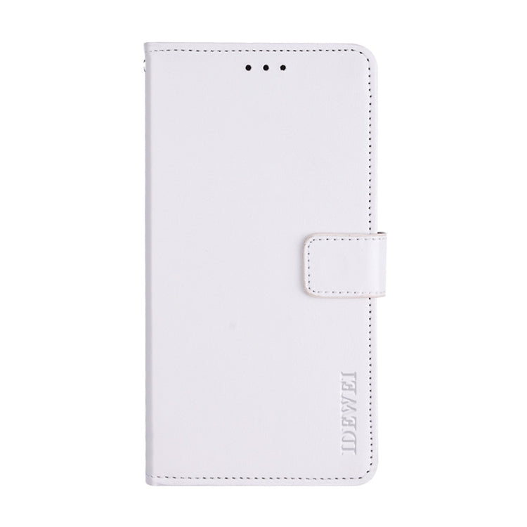 For HTC Desire 20+ idewei Crazy Horse Texture Horizontal Flip Leather Case with Holder & Card Slots & Wallet(White) - HTC by idewei | Online Shopping South Africa | PMC Jewellery | Buy Now Pay Later Mobicred