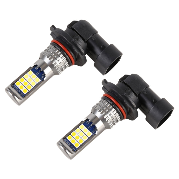 9006 2 PCS DC12-24V / 8.6W Car Double Colors Fog Lights with 24LEDs SMD-3030 & Constant Current, Bag Packaging(White Light + Gold Light) - Fog / Driving Lights by PMC Jewellery | Online Shopping South Africa | PMC Jewellery | Buy Now Pay Later Mobicred