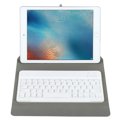 Universal Detachable Bluetooth Keyboard + Leather Tablet Case without Touchpad for iPad 9-10 inch, Specification:White Keyboard(Black) - Universal by PMC Jewellery | Online Shopping South Africa | PMC Jewellery