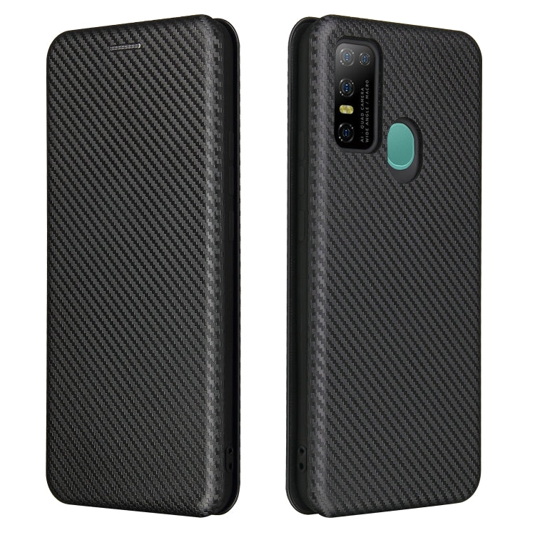 For DOOGEE N30 Carbon Fiber Texture Horizontal Flip TPU + PC + PU Leather Case with Card Slot(Black) - More Brand by PMC Jewellery | Online Shopping South Africa | PMC Jewellery | Buy Now Pay Later Mobicred