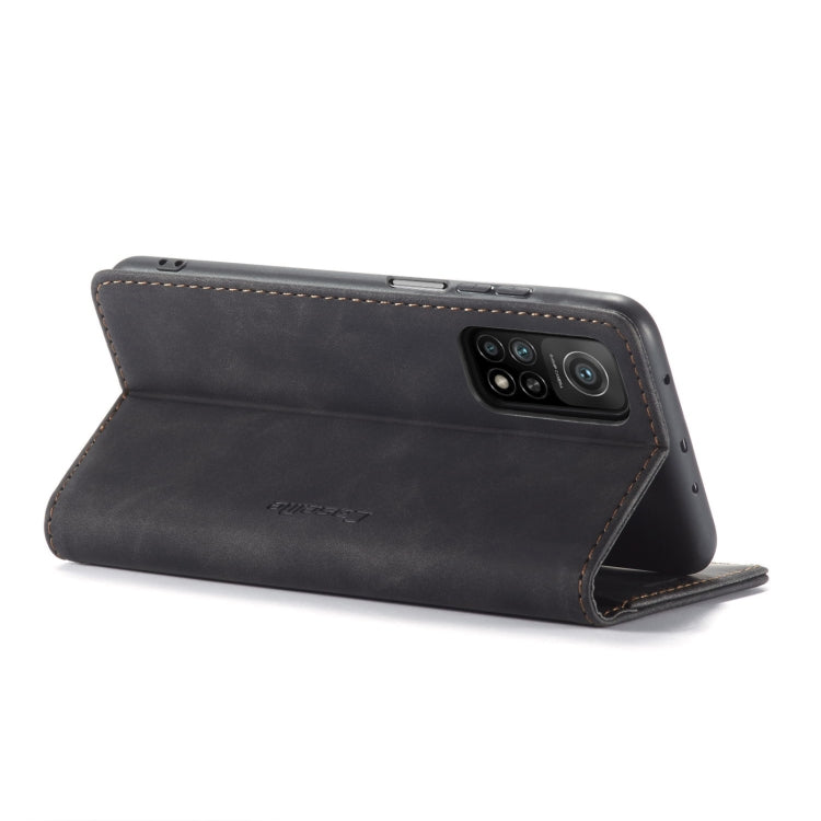 For Xiaomi Mi 10T 5G / 10T Pro 5G CaseMe-013 Multifunctional Retro Frosted Horizontal Flip Leather Case with Card Slot & Holder & Wallet(Black) - Xiaomi Cases by CaseMe | Online Shopping South Africa | PMC Jewellery | Buy Now Pay Later Mobicred