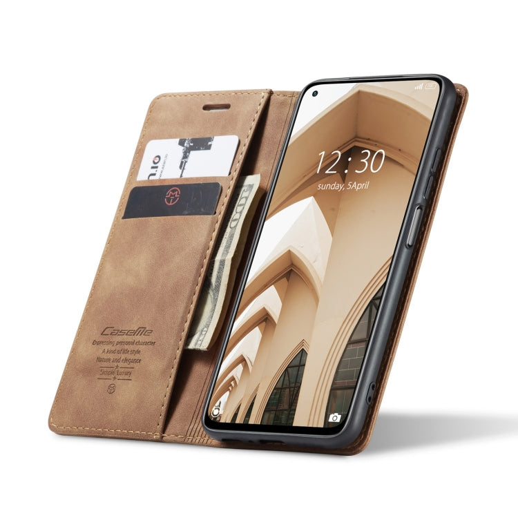 For Xiaomi Mi 10T 5G / 10T Pro 5G CaseMe-013 Multifunctional Retro Frosted Horizontal Flip Leather Case with Card Slot & Holder & Wallet(Brown) - Xiaomi Cases by CaseMe | Online Shopping South Africa | PMC Jewellery | Buy Now Pay Later Mobicred