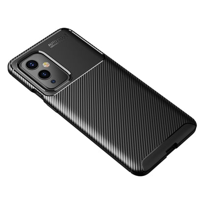 For OnePlus 9 Carbon Fiber Texture Shockproof TPU Case(Black) - OnePlus Cases by PMC Jewellery | Online Shopping South Africa | PMC Jewellery