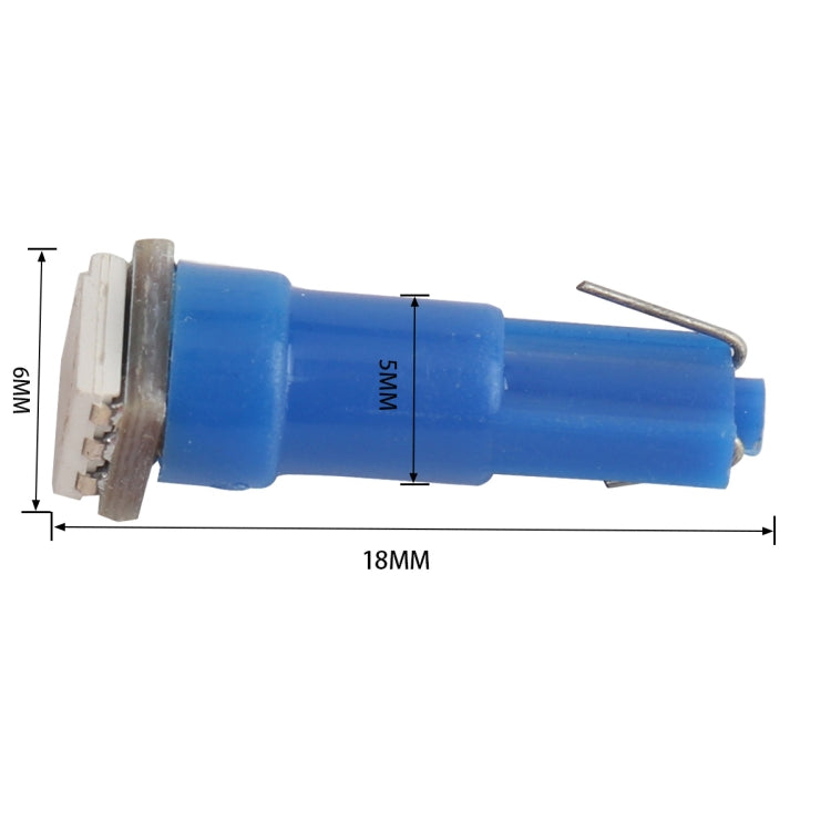 30 PCS T5 1LED SMD-5050 Car Modification LED Indicator Light Blue Light - Clearance Lights by PMC TechLife | Online Shopping South Africa | PMC TechLife | Buy Now Pay Later Mobicred
