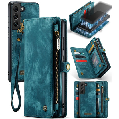 For Samsung Galaxy S21 5G CaseMe-008 Detachable Multifunctional Flip Leather Phone Case(Green) - Galaxy S21 5G Cases by CaseMe | Online Shopping South Africa | PMC Jewellery | Buy Now Pay Later Mobicred