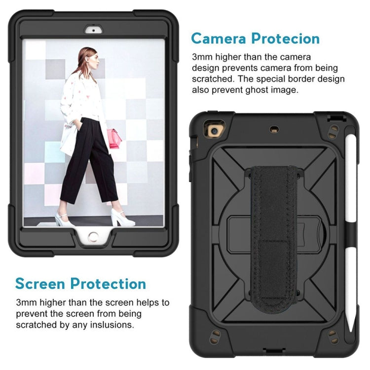 Contrast Color Silicone + PC Combination Case with Holder For iPad mini 3(Black) - iPad Mini 4 & 3 & 2 & 1 Cases by PMC TechLife | Online Shopping South Africa | PMC TechLife