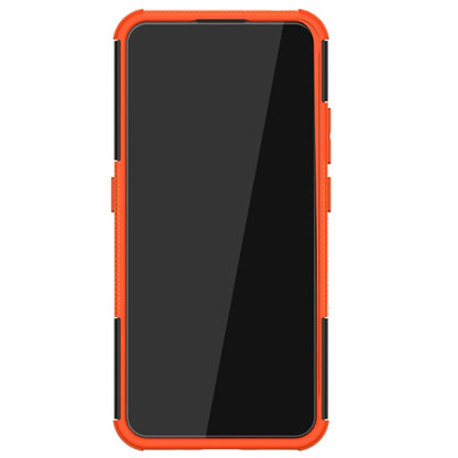 For Nokia 3.4 / 5.4 Tire Texture Shockproof TPU+PC Protective Case with Holder(Orange) - Nokia Cases by PMC Jewellery | Online Shopping South Africa | PMC Jewellery