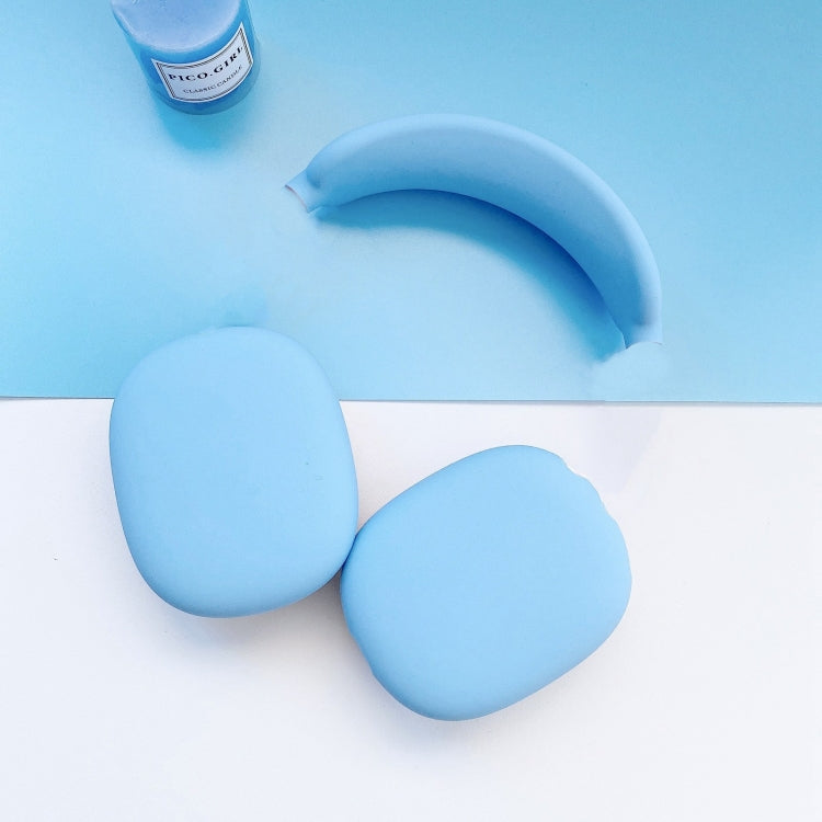 3 in 1 Headset Silicone Protective Case for AirPods Max(Blue) - For AirPods Max by PMC Jewellery | Online Shopping South Africa | PMC Jewellery