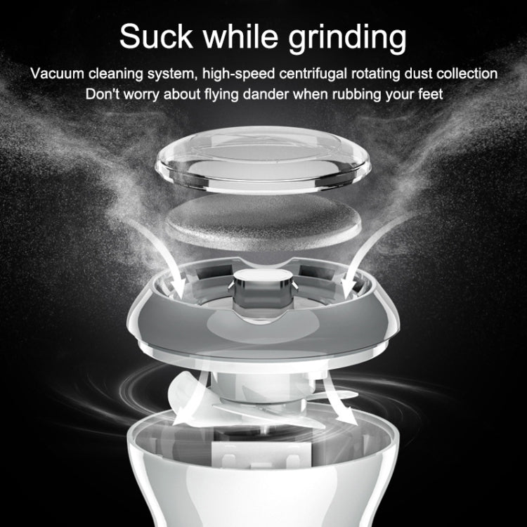 Electric Vacuum Design Foot Grinder Household Multifunctional Pedicure Calluses Foot Care, Specification:Silver Foot Grinder - Grinding Tools & Accessories by PMC Jewellery | Online Shopping South Africa | PMC Jewellery | Buy Now Pay Later Mobicred