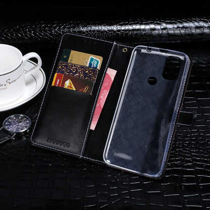 For Blackview A70 idewei Crocodile Texture Horizontal Flip Leather Case with Holder & Card Slots & Wallet(Dark Blue) - More Brand by idewei | Online Shopping South Africa | PMC Jewellery | Buy Now Pay Later Mobicred