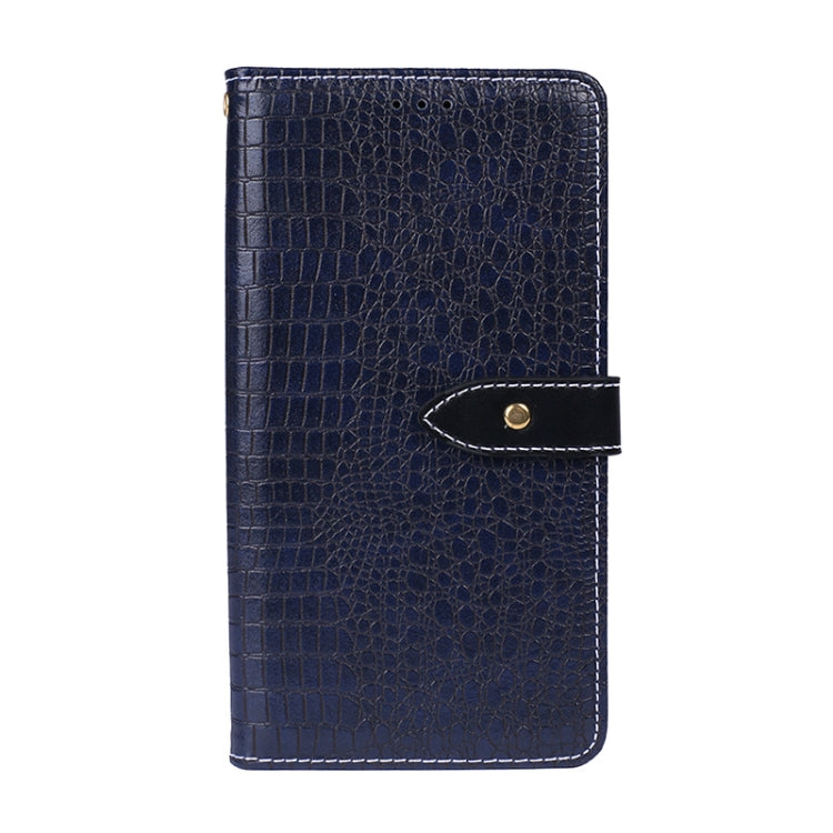 For Blackview A80 Plus idewei Crocodile Texture Horizontal Flip Leather Case with Holder & Card Slots & Wallet(Dark Blue) - More Brand by idewei | Online Shopping South Africa | PMC Jewellery