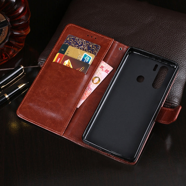 For Blackview A80 Plus idewei Crazy Horse Texture Horizontal Flip Leather Case with Holder & Card Slots & Wallet(Red) - More Brand by idewei | Online Shopping South Africa | PMC Jewellery | Buy Now Pay Later Mobicred