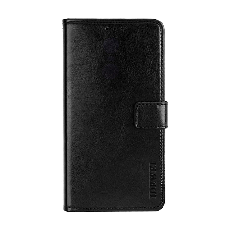 For Blackview A80 Plus idewei Crazy Horse Texture Horizontal Flip Leather Case with Holder & Card Slots & Wallet(Black) - More Brand by idewei | Online Shopping South Africa | PMC Jewellery | Buy Now Pay Later Mobicred