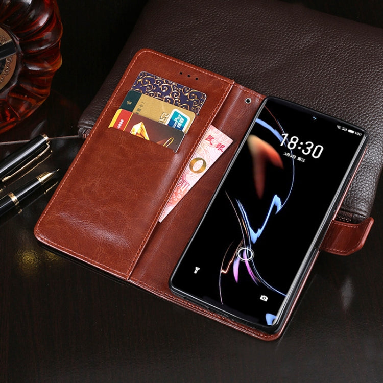 For Meizu 18 Pro idewei Crazy Horse Texture Horizontal Flip Leather Case with Holder & Card Slots & Wallet(Rose Red) - Meizu by idewei | Online Shopping South Africa | PMC Jewellery | Buy Now Pay Later Mobicred