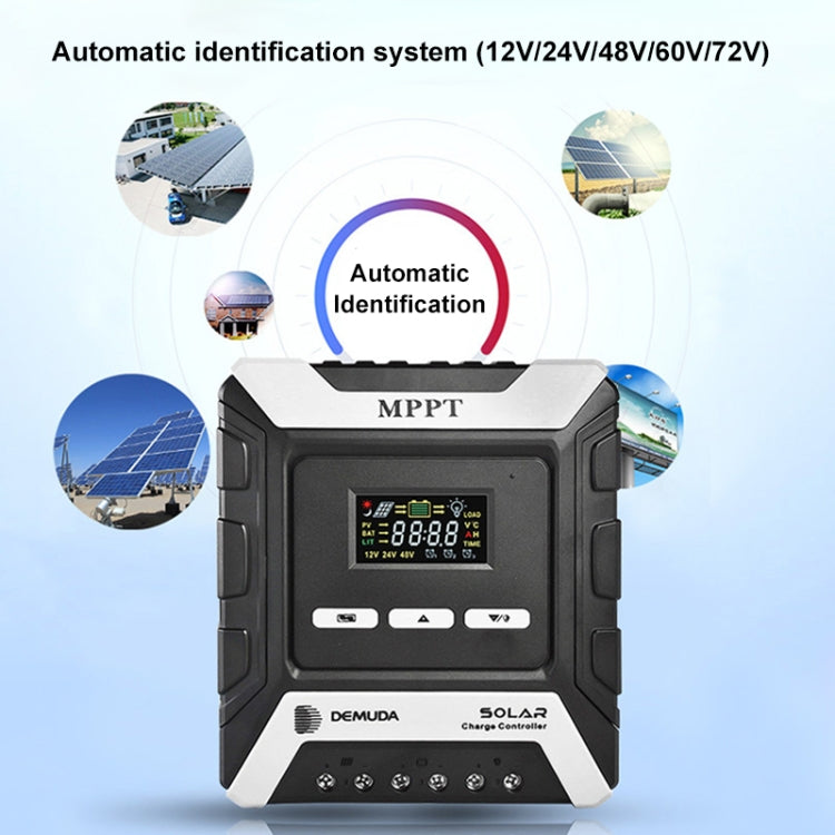 MPPT Solar Controller 12V / 24V / 48V Automatic Identification Charging Controller with Dual USB Output, Model:60A - Others by PMC Jewellery | Online Shopping South Africa | PMC Jewellery | Buy Now Pay Later Mobicred