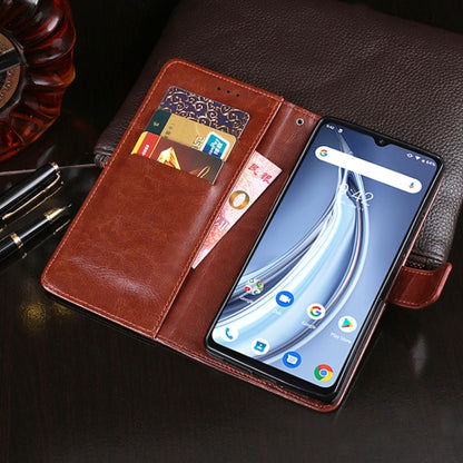 For UMIDIGI A9 idewei Crazy Horse Texture Horizontal Flip Leather Case with Holder & Card Slots & Wallet(Sky Blue) - More Brand by idewei | Online Shopping South Africa | PMC Jewellery | Buy Now Pay Later Mobicred