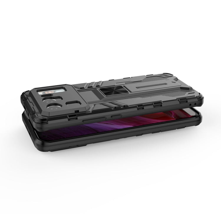 For Xiaomi Mi 11 Ultra Supersonic PC + TPU Shock-proof Protective Case with Holder(Black) - Xiaomi Cases by PMC Jewellery | Online Shopping South Africa | PMC Jewellery