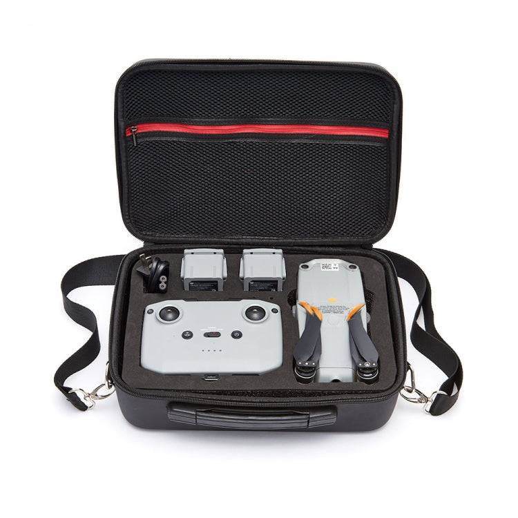 Portable Single Shoulder Storage Travel Carrying PU Cover Case Box for DJI Air 2S(Black + Black Liner) -  by PMC Jewellery | Online Shopping South Africa | PMC Jewellery | Buy Now Pay Later Mobicred