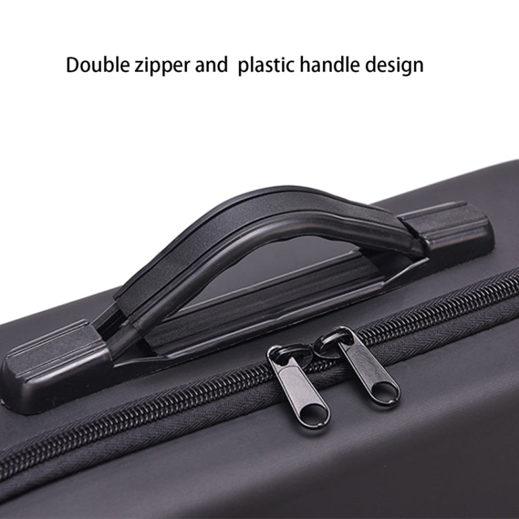 Portable Single Shoulder Storage Travel Carrying PU Cover Case Box for DJI Air 2S(Black + Black Liner) -  by PMC Jewellery | Online Shopping South Africa | PMC Jewellery | Buy Now Pay Later Mobicred