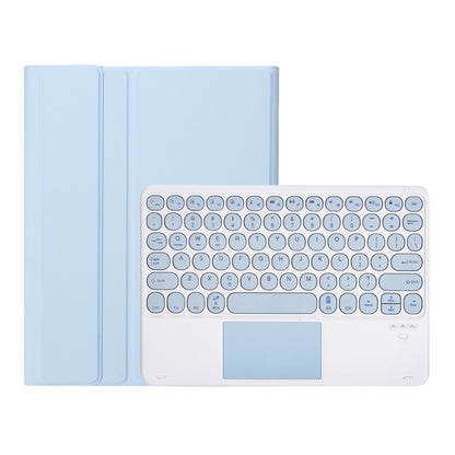 YT11B-A Detachable Candy Color Skin Feel Texture Round Keycap Bluetooth Keyboard Leather Case with Touch Control For iPad Pro 11 inch 2020 & 2018(White Ice) - For iPad Pro by PMC Jewellery | Online Shopping South Africa | PMC Jewellery