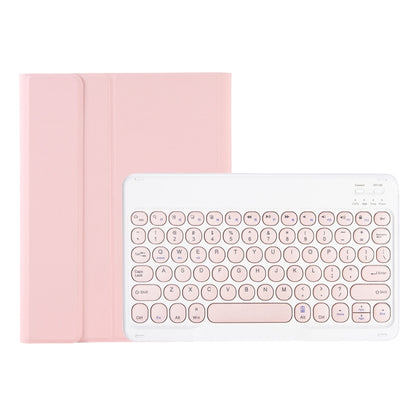 YT11B Detachable Candy Color Skin Feel Texture Round Keycap Bluetooth Keyboard Leather Case For iPad Pro 11 inch 2020 & 2018(Pink) - For iPad Pro by PMC Jewellery | Online Shopping South Africa | PMC Jewellery