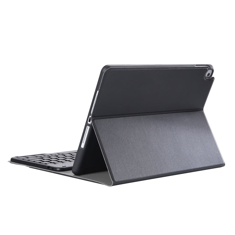 YA870B Detachable Lambskin Texture Round Keycap Bluetooth Keyboard Leather Tablet Case with Pen Slot & Stand For Samsung Galaxy Tab S7 T870 / T875 11 inch 2020(Black) - Samsung Keyboard by PMC Jewellery | Online Shopping South Africa | PMC Jewellery