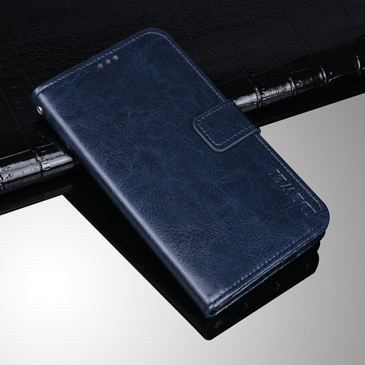 For Ulefone Armor 10 5G idewei Crazy Horse Texture Horizontal Flip Leather Case with Holder & Card Slots & Wallet(Blue) - Ulefone Cases by idewei | Online Shopping South Africa | PMC Jewellery | Buy Now Pay Later Mobicred