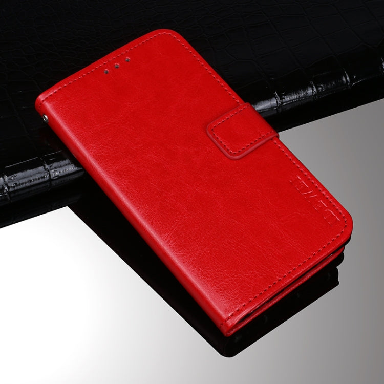 For Umidigi Bison GT idewei Crazy Horse Texture Horizontal Flip Leather Case with Holder & Card Slots & Wallet(Red) - More Brand by idewei | Online Shopping South Africa | PMC Jewellery | Buy Now Pay Later Mobicred