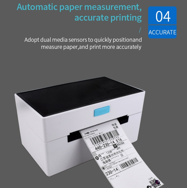 POS-9220 100x150mm Thermal Express Bill Self-adhesive Label Printer, USB with Holder Version, US Plug - Printer by PMC Jewellery | Online Shopping South Africa | PMC Jewellery | Buy Now Pay Later Mobicred