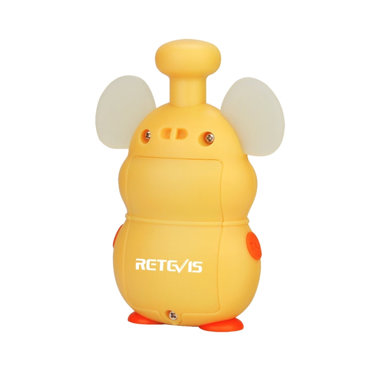 1 Pair RETEVIS RT30M 0.5W US Frequency FRS467 1CH Mouse Shape Children Handheld Walkie Talkie(Yellow) - Children by RETEVIS | Online Shopping South Africa | PMC Jewellery | Buy Now Pay Later Mobicred