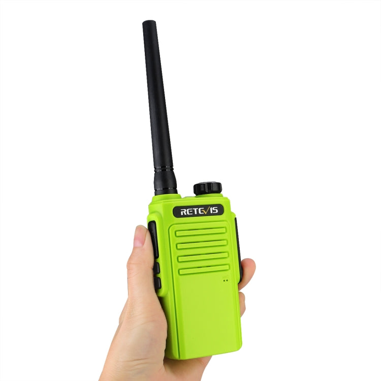 RETEVIS RT47 16CHS IP67 Waterproof FRS Two Way Radio Handheld Walkie Talkie, US Plug(Green) - Handheld Walkie Talkie by RETEVIS | Online Shopping South Africa | PMC Jewellery | Buy Now Pay Later Mobicred