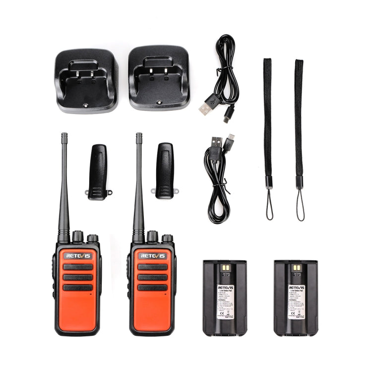 1 Pair RETEVIS RT66 16CHS FRS License-free Two Way Radio Handheld Walkie Talkie, US Plug - Handheld Walkie Talkie by RETEVIS | Online Shopping South Africa | PMC Jewellery | Buy Now Pay Later Mobicred