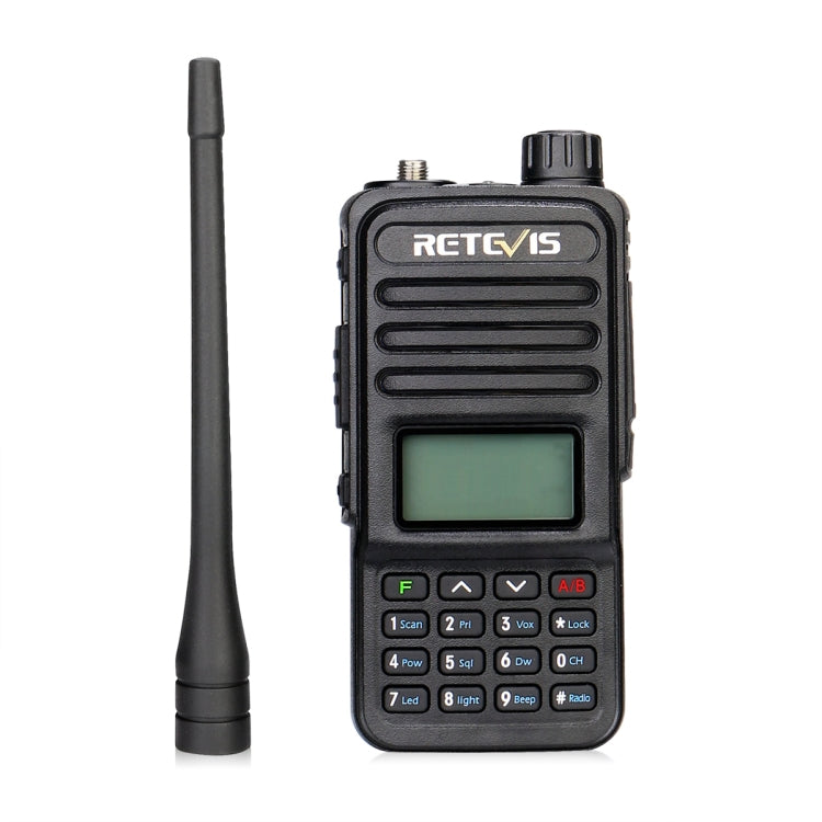 RETEVIS RT85 US Frequency 136.000-174.000MHz+400.000-470.000MHz 200CHS Dual Band Digital Two Way Radio Handheld Walkie Talkie(Black) - Handheld Walkie Talkie by RETEVIS | Online Shopping South Africa | PMC Jewellery | Buy Now Pay Later Mobicred