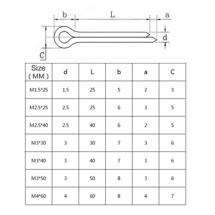 A5535 150 PCS Car U-shape 304 Stainless Steel Cotter Pin Clip Key Fastner Fitting Assortment Kit - Booster Cable & Clip by PMC Jewellery | Online Shopping South Africa | PMC Jewellery | Buy Now Pay Later Mobicred