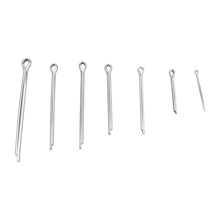 A5536 280 PCS Car U-shape 304 Stainless Steel Cotter Pin Clip Key Fastner Fitting Assortment Kit - Booster Cable & Clip by PMC Jewellery | Online Shopping South Africa | PMC Jewellery | Buy Now Pay Later Mobicred