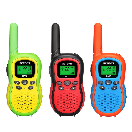 3 PCS / Set RETEVIS RA17 0.5W US Frequency 22CHS License-free Children Handheld Walkie Talkie - Children by RETEVIS | Online Shopping South Africa | PMC Jewellery | Buy Now Pay Later Mobicred