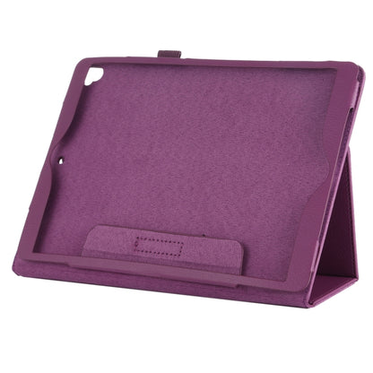 Litchi Texture Horizontal Flip Leather Case with Holder For iPad 10.5 / iPad 10.2 2021 / 2020 / 2019(Purple) - iPad 10.2 Cases by PMC Jewellery | Online Shopping South Africa | PMC Jewellery