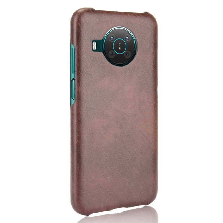 For Nokia X10 / X20 Shockproof Litchi Texture PC + PU Case(Brown) - Nokia Cases by PMC Jewellery | Online Shopping South Africa | PMC Jewellery | Buy Now Pay Later Mobicred