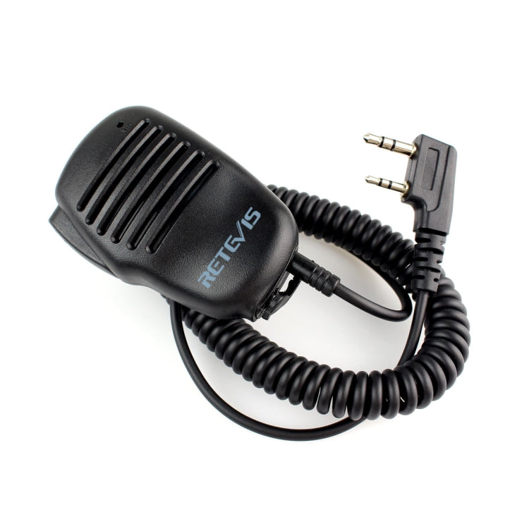 RETEVIS HK008 2 Pin Handheld PTT Speaker Microphone - Microphones & Headsets by RETEVIS | Online Shopping South Africa | PMC Jewellery | Buy Now Pay Later Mobicred